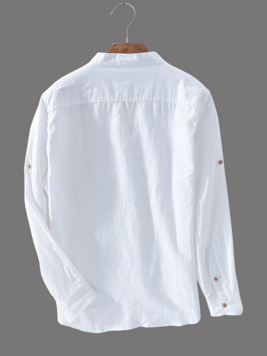 Men’s Classic White Kurta Cotton Shirt