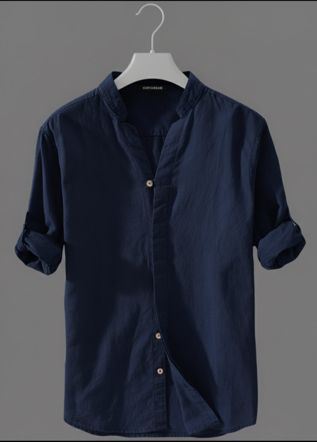 Men’s Classic Navy blue Kurta Cotton Shirt